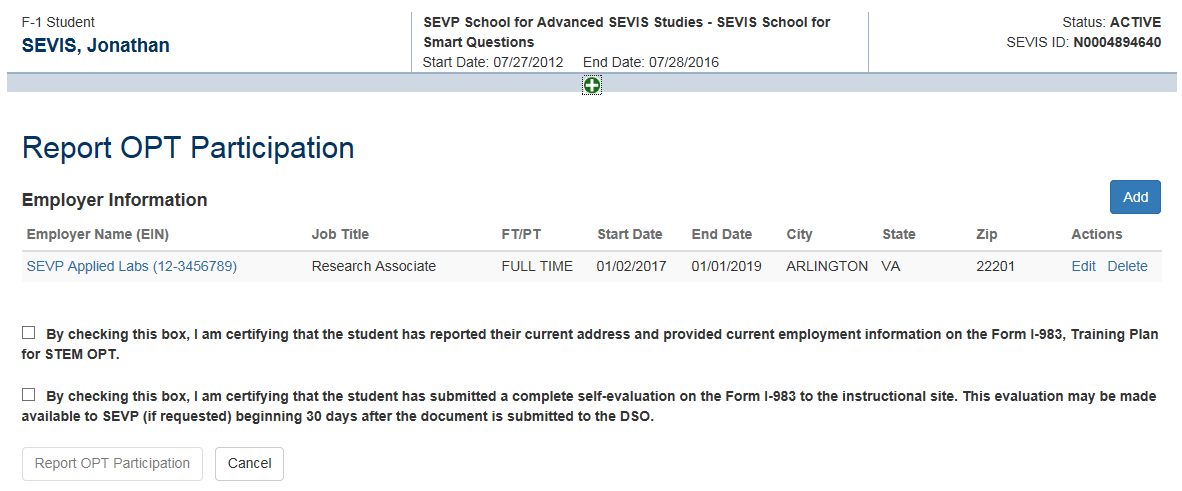 SEVIS Release 6.37 Planning Guide Study in the States